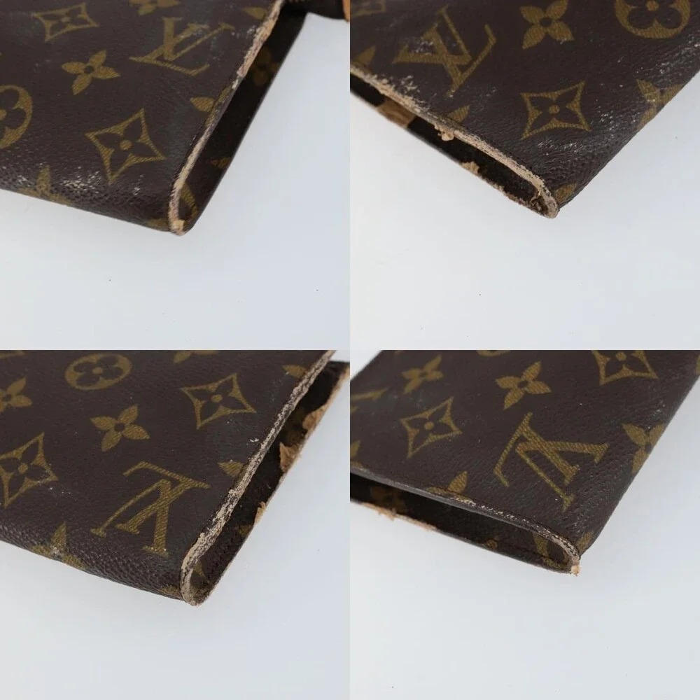 Louis Vuitton Monogram Bucket GM Accessory Pouch Brown